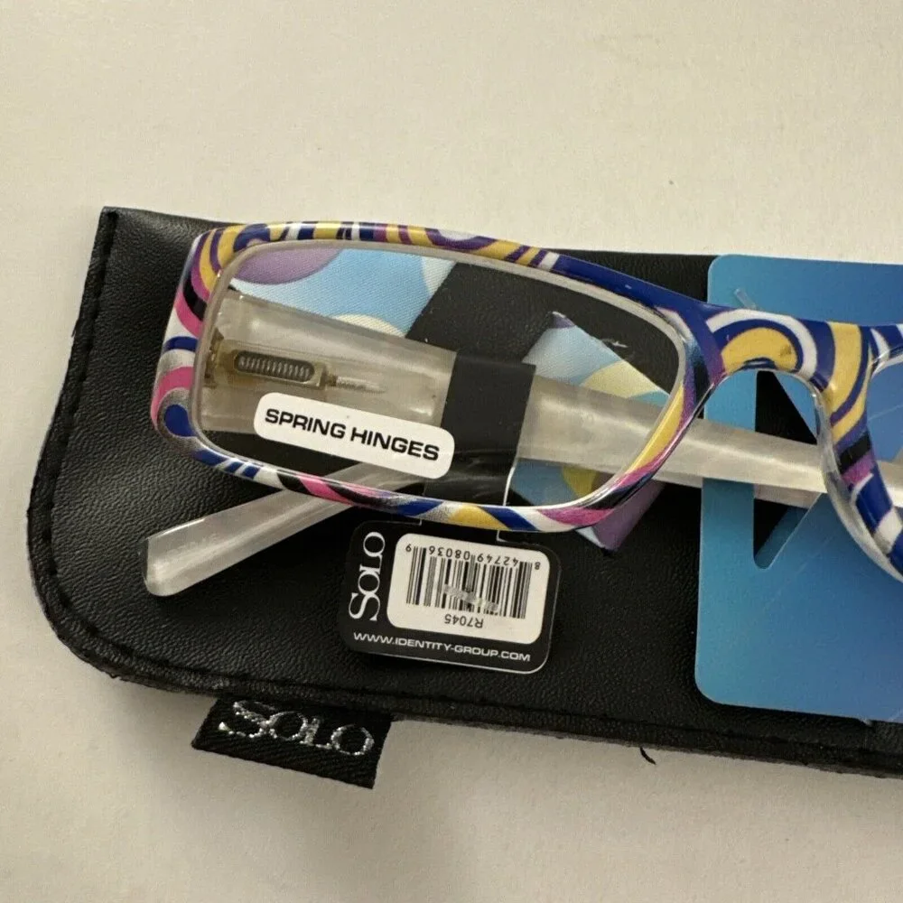 New Soho Reading Glasses Ladies Designed 1.50 Blue Pink OC25